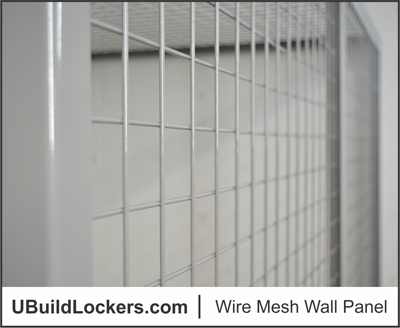 Wire Mesh Locker Walls : Wire Mesh Storage Lockers for Condos and High Rise Towers | U-BuildLockers.com
