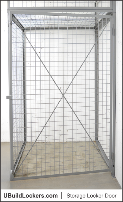 Door Close-up : Wire Mesh Storage Lockers for Condos and High Rise Towers | U-BuildLockers.com