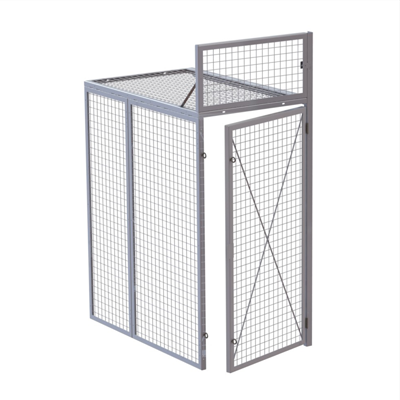 Render of a 3' x 5' residential storage locker.