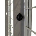 Walls, ceilings and transom panels simply screw together using pre-drilled holes and our specialized fasteners.