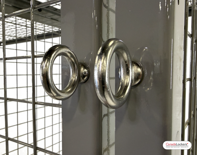 Canada Storage Lockers feature a stainless steel hasp set to help resist against break-ins.