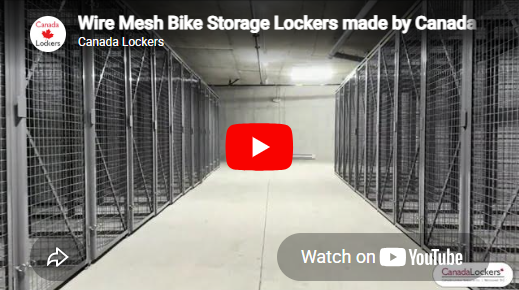 Video : Wire Mesh Storage Lockers made in Canada by Canada Lockers.