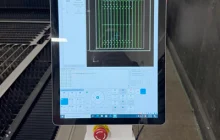 The Laser Cutting Control Panel includes a powerful software system to layout and adjust all required cutting parameters.
